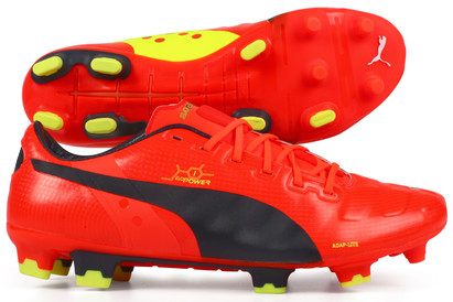 Evopower 1 FG Football Boots Fluro Peach/Ombre