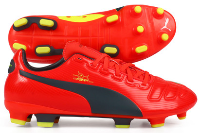 Evopower 3 FG Football Boots Fluro Peach/Ombre