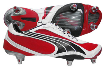 Puma V1-08 SG Football Boots Red / White / Black