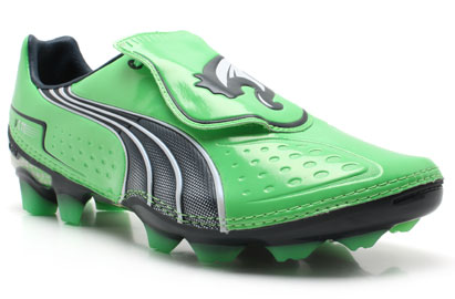 Puma Football Boots  Puma V1.11 FG Football Boots Green/Navy