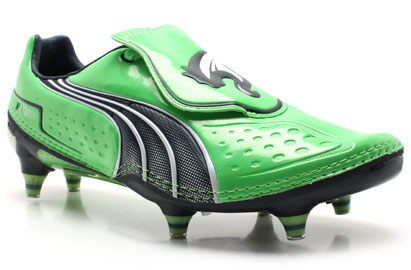  Puma V1.11 SG Football Boots Green/Navy