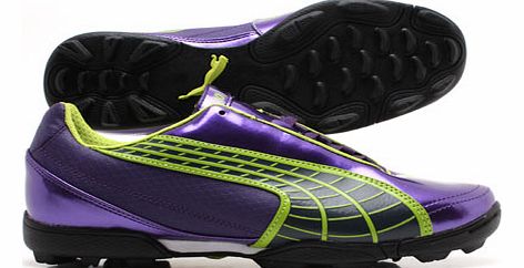 Puma V5-10 TT Football Trainers Purple / Ebony