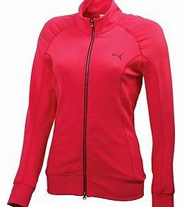 Ladies Solid Slim Track Jacket