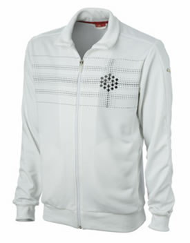 Golf Track Jacket White