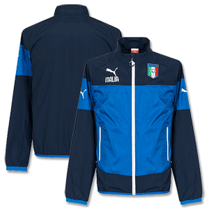 Italy Boys Leisure Jacket - Navy/Royal 2014 2015