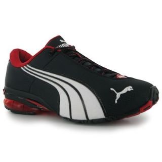 Jago Nylon Mens Trainers Black/Red 9 UK UK