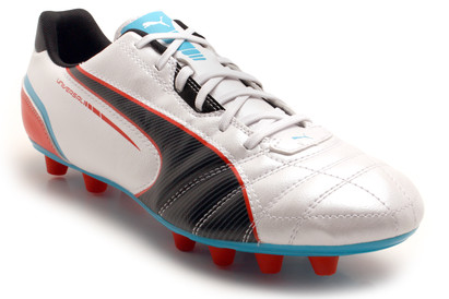 King Universal FG Football Boots White/Ocean