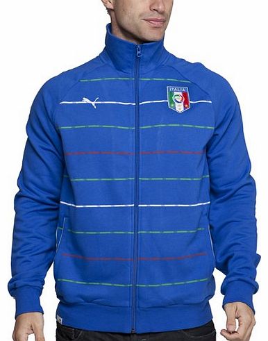 Mens Puma Italy Italia Blue Tracksuit Top - M