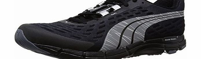  Mens FAAS 600 V2 Night Cat powered LED Running Shoes Black/Puma Silver/Turbulence 10 UK, 44.5 EU