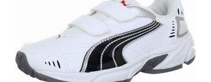 Unisex - Children Xenon Trainer V Jr Trainers 185698 White-Black-Pu 5 UK