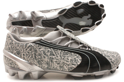 Puma V1-06 FG Football Boots Silver Grass / Black