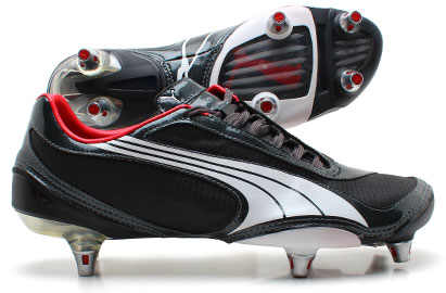 V1-08 SG Football Boots Black / White