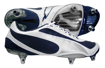 V1-08 SG Football Boots Navy / Silver / White