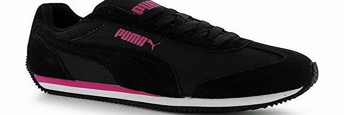 Womens Riospeed Ladies Trainers Black/Pink UK 5