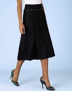 Printed Silk Chiffon Skirt