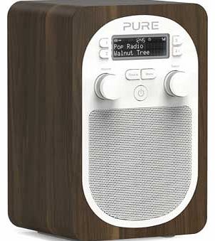 Evoke D2 Walnut Portable DAM/FM Radio