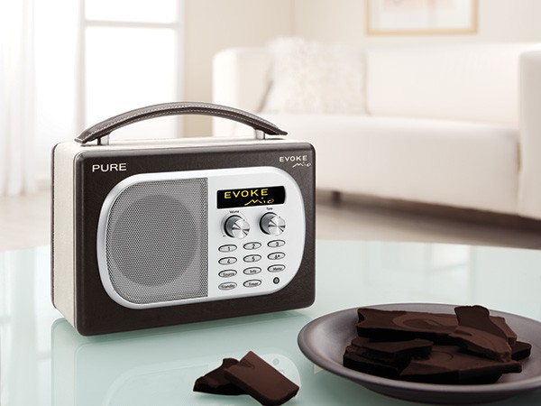 Evoke Mio DAB Radio Chocolate