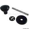 n Pull Black Plastic Mortice Door