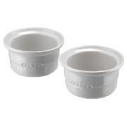 Ceramic White Ramekin 2pk