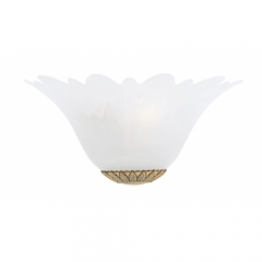 Natasha Single Wall Light in Polished Brass