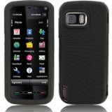 Nokia 5800 Tube Xpressmusic Black Silicon Skin Case by Qubits