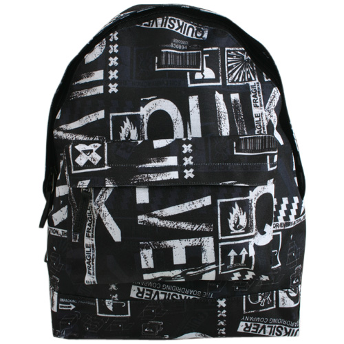 Mens Quiksilver Cardboard Backpack Black