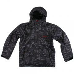 Mens Quiksilver Last Mission Tech Jacket Black