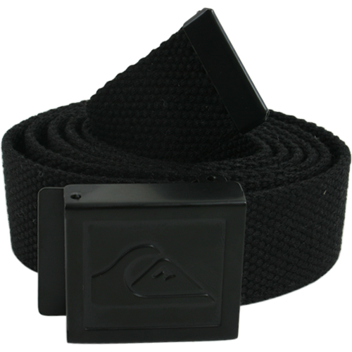 Mens Quiksilver Shark Quest Belt Black Nickel