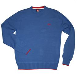 Pismo Pier Crew Knit Sweater - Blue Jay