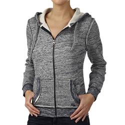 Womens Signature Hoodie Zip - Ultramari