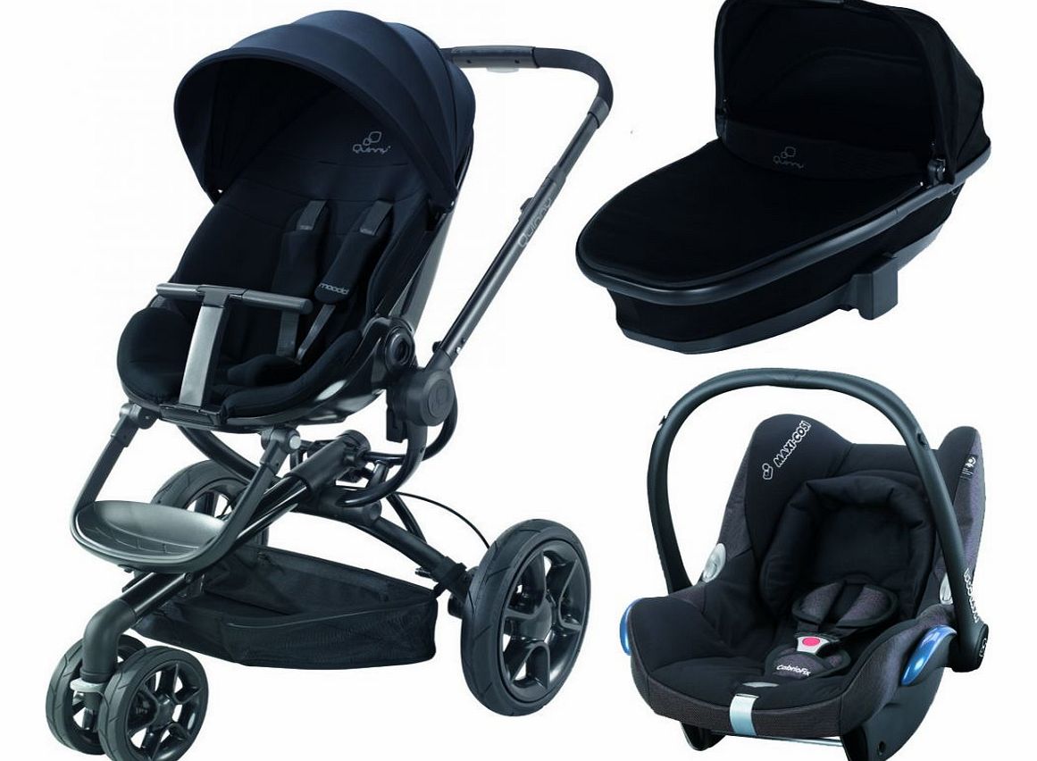 Moodd Cabrio 3 in 1 Travel System Black