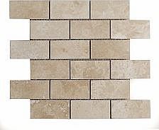 Travertine Mosaic (5x10cm)