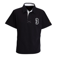 Raging Bull Signature Rugby Shirt - Black.