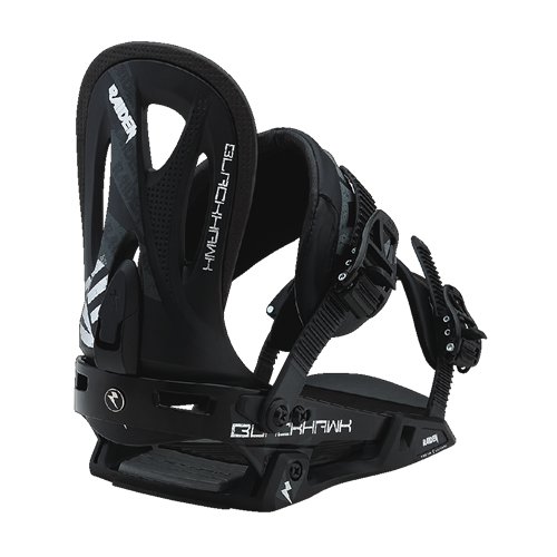 Hardware Raiden Blackhawk Snowboard Bindings Satin Black