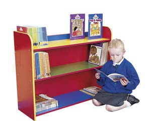 Rainbow bookcases