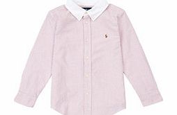 6-14yrs Blake red cotton shirt