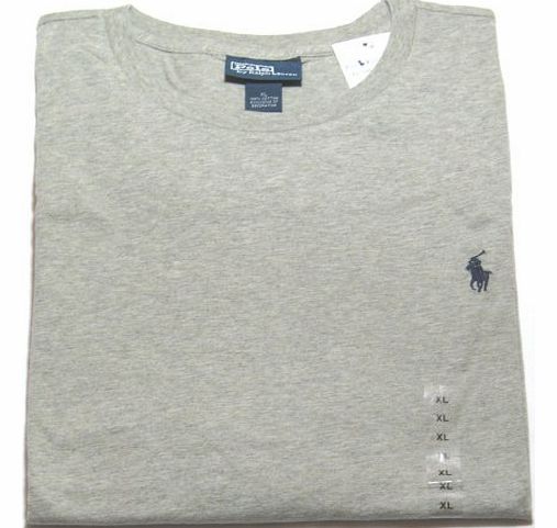 AUTHENTIC RALPH LAUREN MENS CLASSIC FIT, CREW NECK T-SHIRT IN GREY (XL)