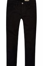 Girls 7-12yrs black stretch jeggings