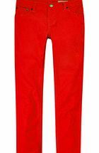 Girls 7-12yrs Rutgers orange jeans