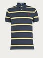 TOPS NAVY YELLOW M RL-T-A12KS13E