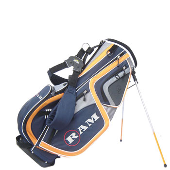 Serbera 9`` Stand Bag Navy/Orange/Silver