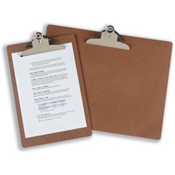 Clipboard Masonite Waterproof A4 Brown