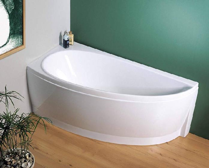 Avocado Corner Bath 150x75cm Left