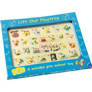 Alphabet 26 Piece Wooden Playtray