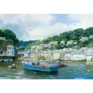 Fishing Boats at Polperro 500 Piece Jigsaw Puzzle