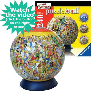 Puzzleball Simpson s 240 Piece Jigsaw Puzzle