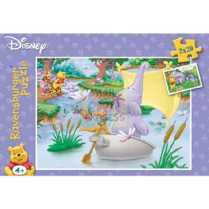 Winnie The Pooh Meet The Heffalump 2 x 20 Piece Jigsaw Puzzles