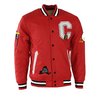 Raw Blue  C Winter Varsity Jackets( Red )