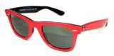 Red Ray-Ban Wayfarer RB2140 Sunglasses