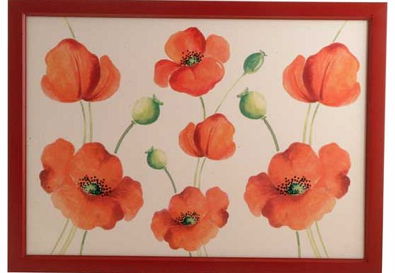 Alpine Poppy Lap Tray